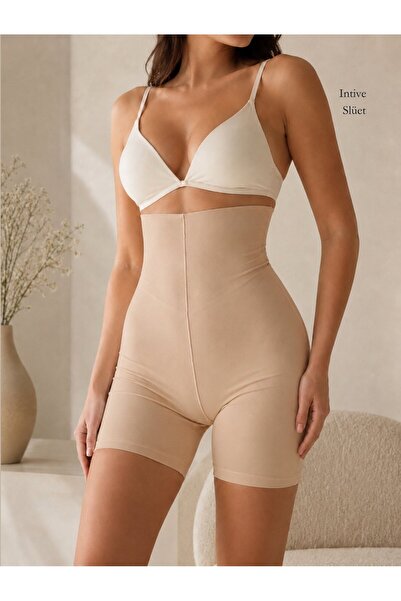 İntive Lingerie كورسيه باباتيا عالي الخصر مصنوع من السيليكون ذو خصر عالٍ للغاية