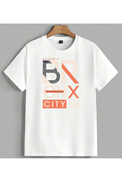 ELFERA Autentična unisex majica sa štampanim motivom Bronxa, Njujorka, velika...