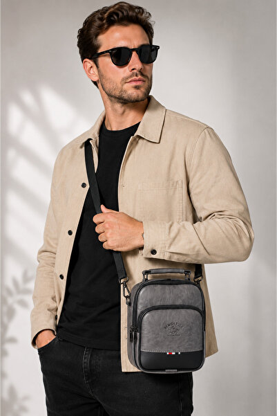NEWISH POLO ACCESSORIES حقيبة كروس بادي سوت وحقيبة يد للرجال