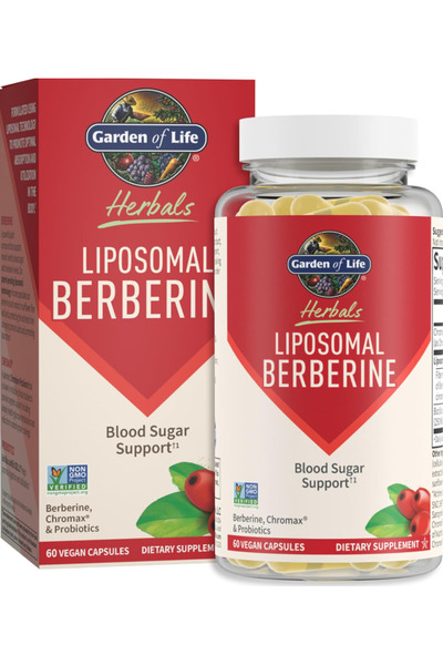 GARDEN OF LIFE Herbs Liposomal Berberine and Chromium Picolinate for Already ...