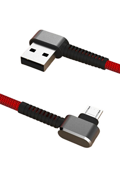 Fuchsia S73 micro usb cable 1m 2.1a - red