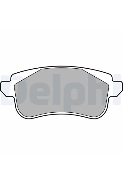 DELPHİ Set Placute Frana Frana Disc Renault Espace 5/Megane 4/Scenic 4 2015-2023