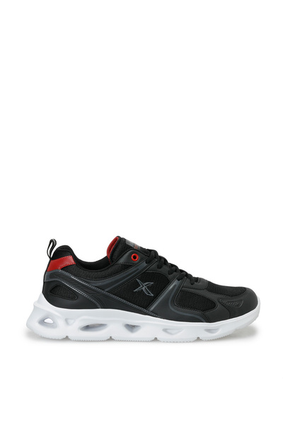 Kinetix Kozmos Pu Black Men's Running Shoes