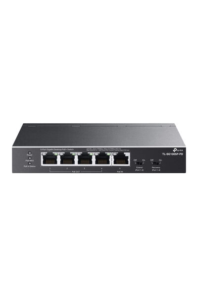 TP-LINK TL-SG 1005 P-PD v 1 Μη διαχειριζόμενος διακόπτης PoE L2 με 5 θύρες Et...