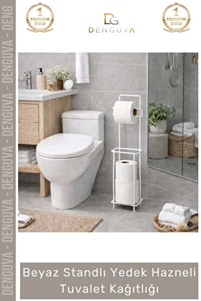 Denguva # Toilet Paper Holder Bathroom Organizer Metal Practical Modern Styli...