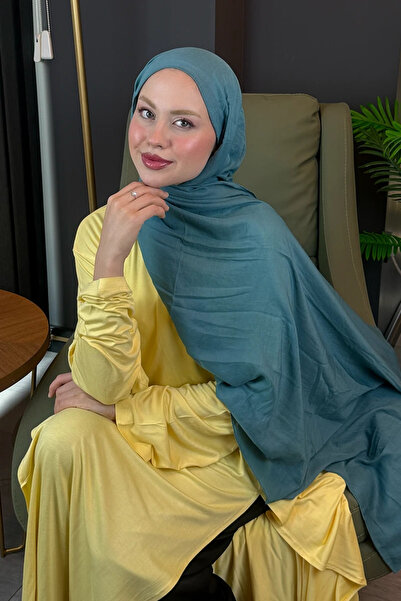 Madame Polo Rami shawl - turquoise