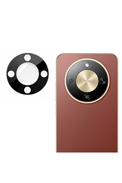 Techsuit Folie protectie camera pentru Honor Magic8 Lite, lentile foto, negru
