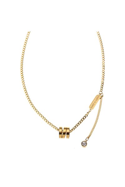 REDz Accessories Αλυσίδα Γράτσιους, Γυναικεία, Μόδα, 3 δίσκοι, Ανοξείδωτο Ατσ...