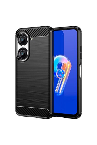 carbon Husă de protecție pentru Asus Zenfone 9, neagră