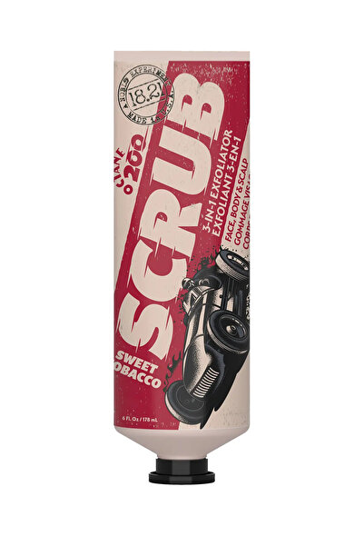 18.21 Man Made Octane 200 Scrub Sweet Tobacco scrub exfoliant pentru față, co...