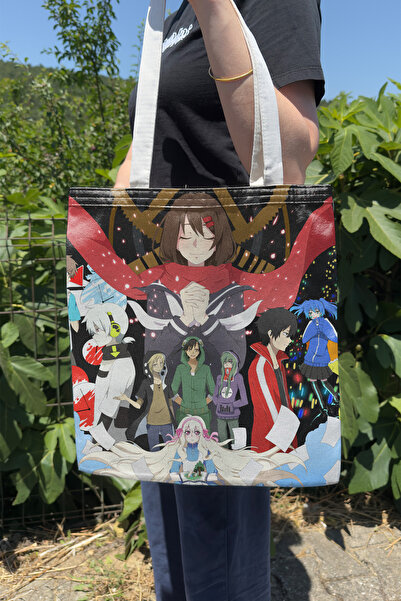 ZipZap Kagerou Project V2 Καλοκαιρινή και Χειμερινή τσάντα από καμβά διπλής ό...
