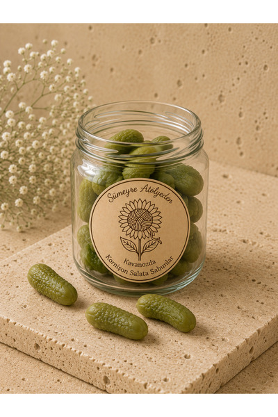 Generic Brand Cornishon Cucumber Soaps in a Jar 330Cc