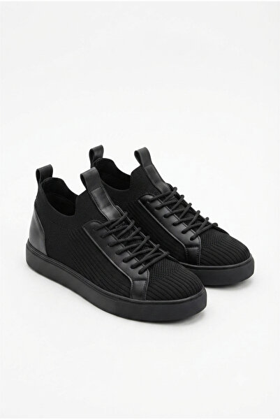 Zerenyus ZRK-X112 Pantofi sport casual negri, tricotati, cu suport ortopedic,...