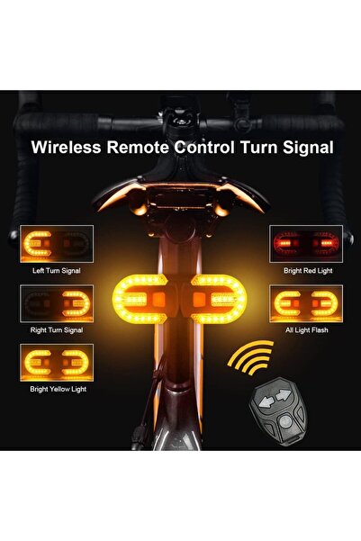 tur bike USB şarj edilebilir Sinyal kablosuz uzaktan kumanda Bisiklet / E-bike / scooter Uyumlu