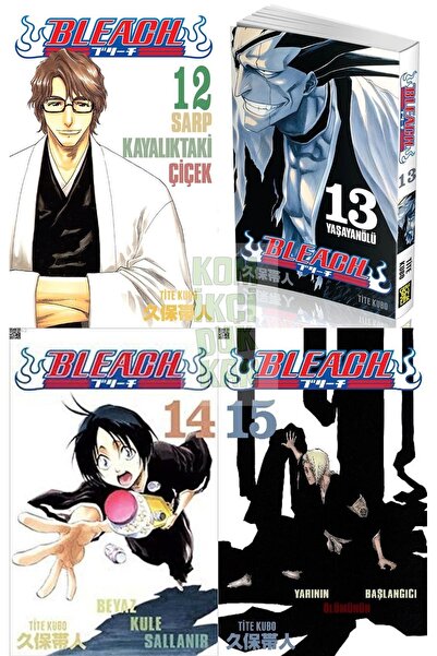 Gerekli Şeyler Yayıncılık BLEACH 12-13-14-15 SET (KD 4 KİTAP GEREKLİ ŞEYLER M...