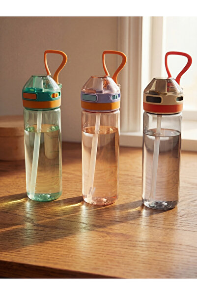 LC Waikiki Carrying Handle and Straw Water Bottle 700 ml