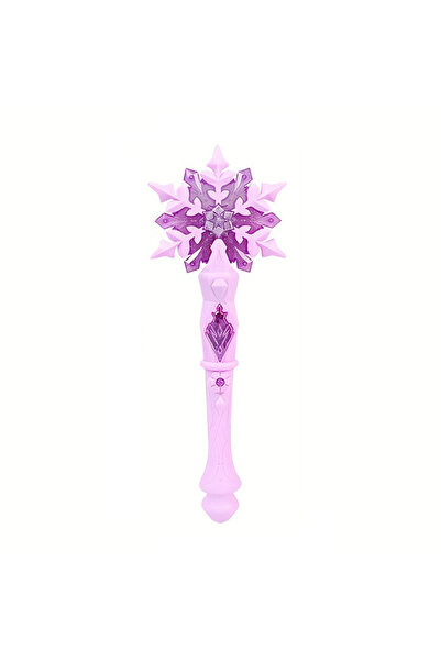 Choice MF15-pink Dreamy fairy snowflake wand, sparkling magic wand, girl's dr...