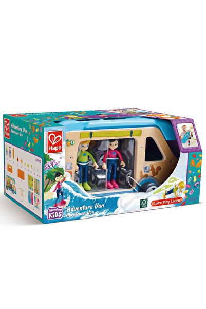 Hape Set de joaca din lemn - Furgoneta de aventura