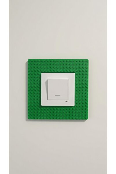 tredblock Lego Temalı Montajsız Priz Süsü | Blok Desenli Dekoratif Işık Anaht...