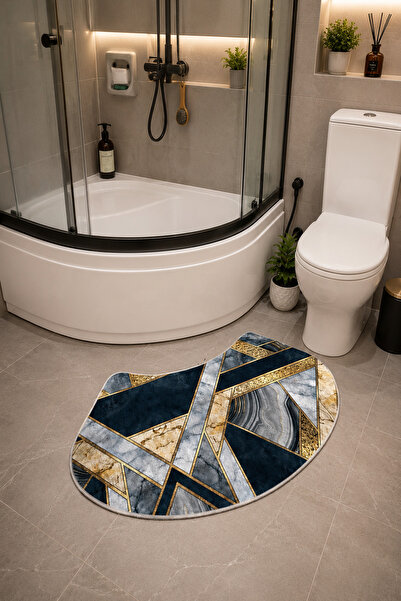 Getcarpet Неплъзгаща се постелка за баня 60x100 см, може да се пере в пералня...