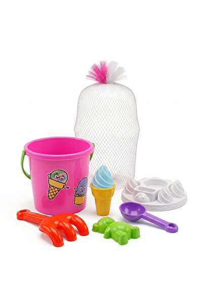 Generic Brand Children's Sand Toy Set - 6 Pieces with Bucket Cart