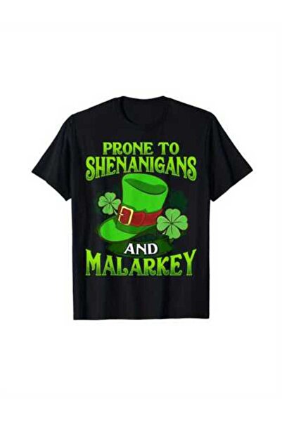 9TAY St. Patrick's Day Men's T-Shirt - "Prone To Shenanigans And Malarkey" Gr...