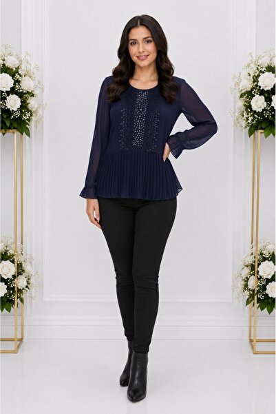 OEM Pantalon casual tip colant Imma,mulat ,negru