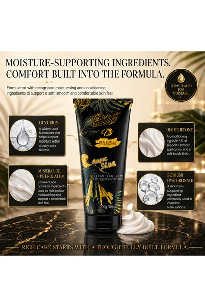 DOS LUNAS Cosmetics Dos Lunas Perfume Body Cream Magic Shine Gold 200 g