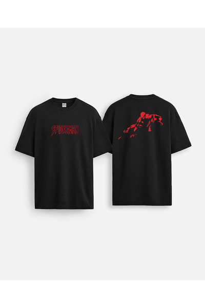 cesita Zendaya Spider-Man Printed Cotton Black T-Shirt T-Shirt