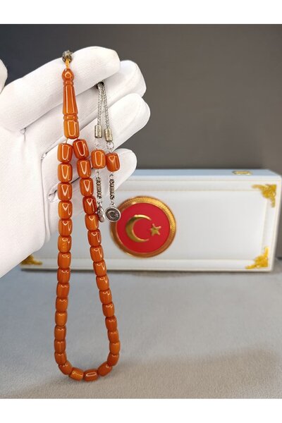 HALİL KOÇAK CRUSHED AMBER ROSARY