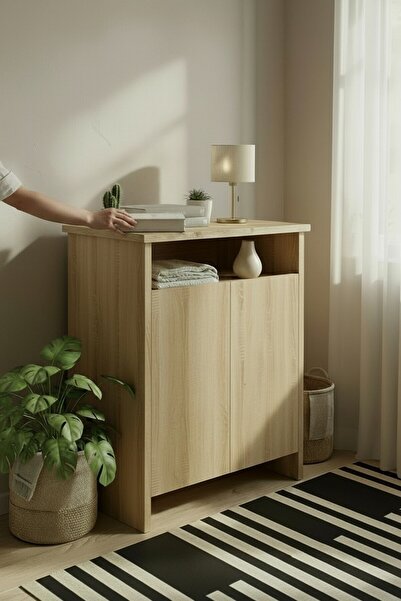 KODIGU POP Çok Amaçlı Dolap | Kahve Köşesi-Banyo Dolabı | 77cm Yükseklik 60cm...