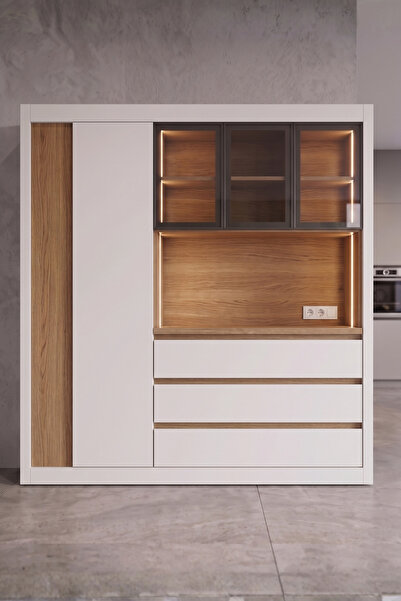 Avm 24 Nero Kahve Köşesi Multi 200 cm Montaj Dahil