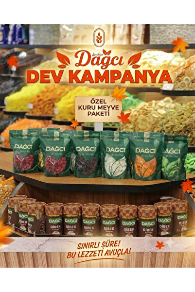 İBRAHİM DAĞCI BAHARATLARI KURU MEYVE PAKETİ (9 PAKET)
