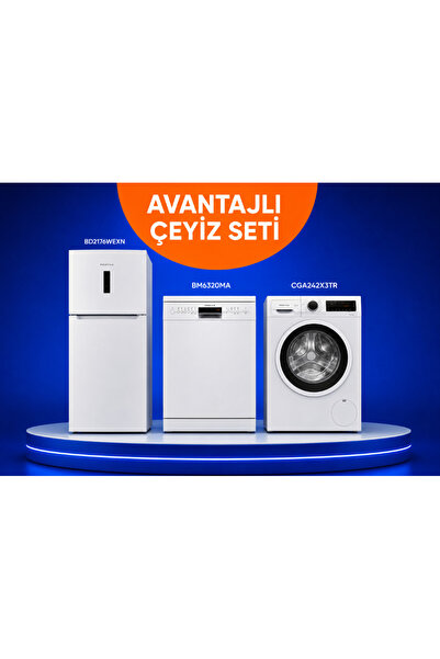 Profilo 3 Lü Çeyiz Seti (BD2176WEXN - BM6320MA - CGA242X3TR)