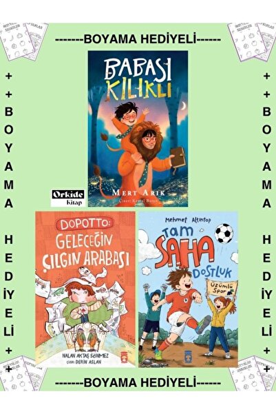 Timaş Yayınları Boyamalı - 3. 4. 5. 6. Sınıf , Babası Kılıklı - Dopotto Gelec...