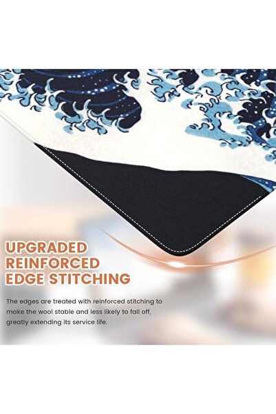 iLeadon Topographic Mouse Pad, Large Gaming Mouse Pad Non-Slip Rubber Base Wa...