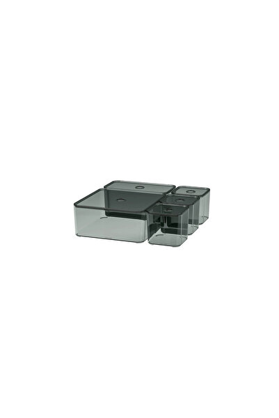 IKEA kutu seti , gri, 5 parça