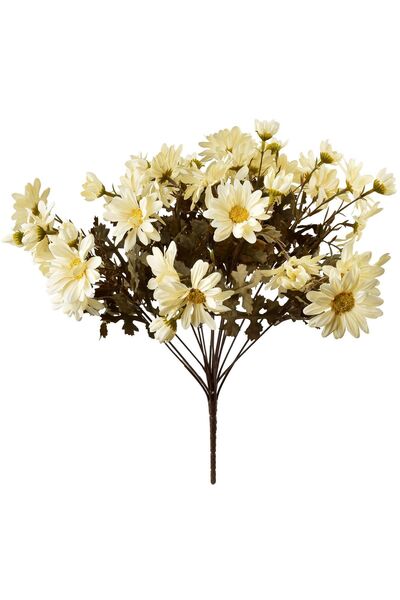 MONDEX Buchet de flori artificiale din plastic Viridis Margaretki 45cm alb 1 ...