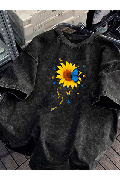 Prekarya design Unisex Oversize Vintage Washed Street Style Street Fashion Co...