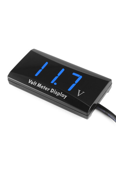 OEM Led ψηφιακό Βολτόμετρο DC 12V μπλέ