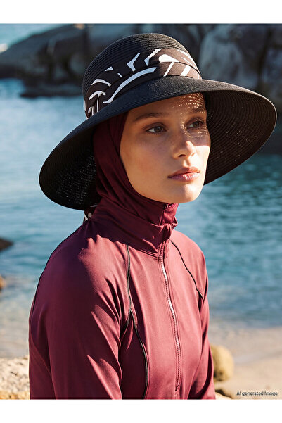 LC Waikiki Trendlucky Women's Fedora Hat with Scarf Detail