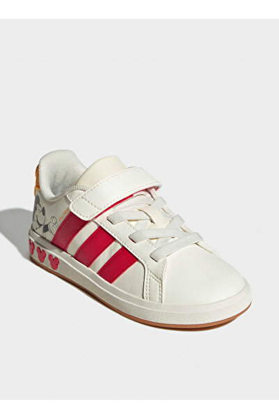 adidas Boys Grand Court Mickey EL Hook & Loop Ankle Sneakers