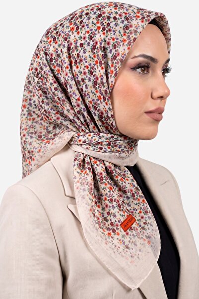 hadiora Women's Beige Brown Floral Cotton Stitched Writing Pad