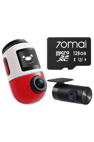 70MAİ Omni X800 4K 360 Κάμερα Αυτοκινήτου με Πίσω Κάμερα RC14, Wi-Fi 6, Οθόνη...