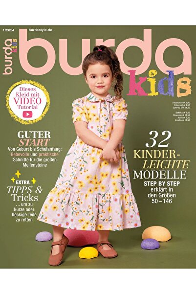 Burda Style Revista Burda Kids 1/2024, Primavara-Vara 2024 editata in limba g...