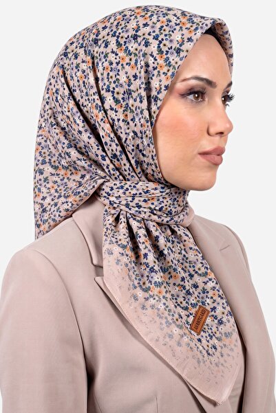 hadiora Women's Beige Floral Cotton Stitched Writing Pad