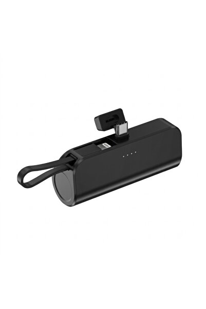 REDz Accessories Мини външна батерия с 2 Type-C порта, 5000mAh, преносима, LE...