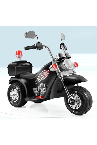 Generic Brand Kids Electric Ride-On Motorcycle with Light & Music 3-Wheel Bat...