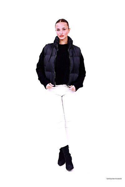 CALEMORE Women's Black Inflatable Coat