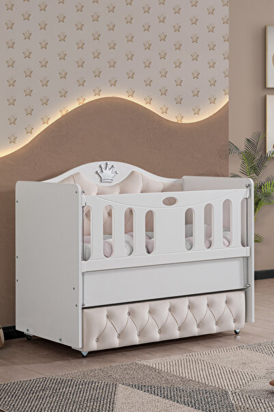 Setay Beşik, Aden Çekmeceli Korkuluklu Sallanan Beşik 60x120